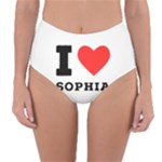 I love sophia Reversible High-Waist Bikini Bottoms