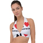I love sophia Halter Plunge Bikini Top