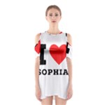 I love sophia Shoulder Cutout One Piece Dress