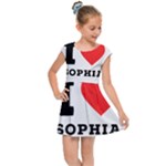 I love sophia Kids  Cap Sleeve Dress