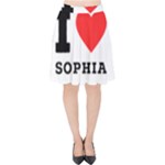 I love sophia Velvet High Waist Skirt