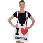 I love sophia Velvet Suspender Skater Skirt