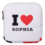 I love sophia Mini Square Pouch