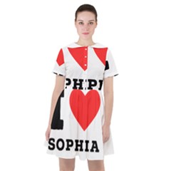 I Love Sophia Sailor Dress by ilovewhateva