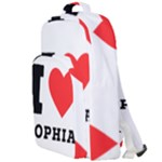 I love sophia Double Compartment Backpack