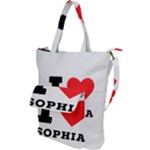 I love sophia Shoulder Tote Bag