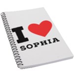 I love sophia 5.5  x 8.5  Notebook