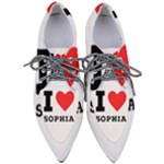I love sophia Pointed Oxford Shoes