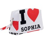 I love sophia Wristlet Pouch Bag (Large)
