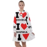 I love sophia All Frills Chiffon Dress