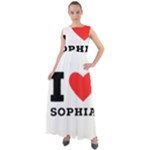I love sophia Chiffon Mesh Boho Maxi Dress