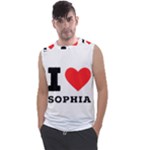 I love sophia Men s Regular Tank Top