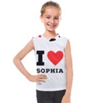 I love sophia Kids  Mesh Tank Top