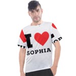 I love sophia Men s Sport Top