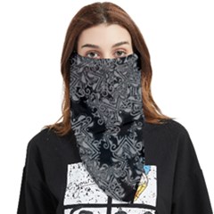 Modern Tribalism Elegance Print Face Covering Bandana (triangle) by dflcprintsclothing