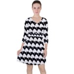 Pattern 361 Quarter Sleeve Ruffle Waist Dress