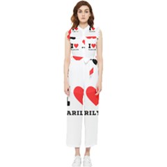 I Love Marilyn Women s Frill Top Chiffon Jumpsuit by ilovewhateva