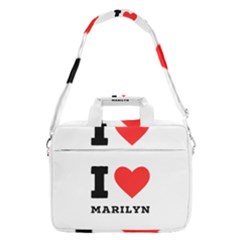 I Love Marilyn Macbook Pro 16  Shoulder Laptop Bag by ilovewhateva