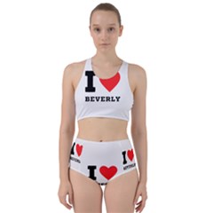 I Love Beverly Racer Back Bikini Set by ilovewhateva