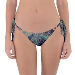 Ai Generated Flower Trees Forest Mystical Forest Reversible Bikini Bottoms by Ravend