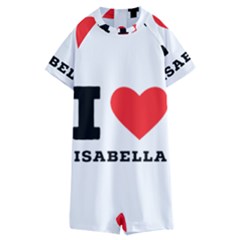 I Love Isabella Kids  Boyleg Half Suit Swimwear by ilovewhateva