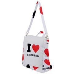 I Love Theresa Crossbody Backpack by ilovewhateva