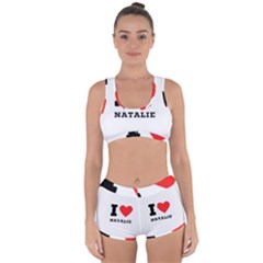 I Love Natalie Racerback Boyleg Bikini Set by ilovewhateva