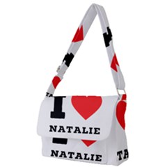 I Love Natalie Full Print Messenger Bag (s) by ilovewhateva