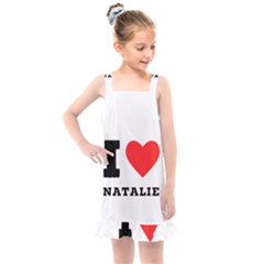 I Love Natalie Kids  Overall Dress