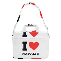 I Love Natalie Macbook Pro 16  Shoulder Laptop Bag by ilovewhateva