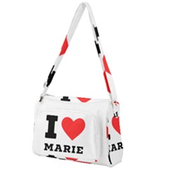 I Love Marie Front Pocket Crossbody Bag by ilovewhateva