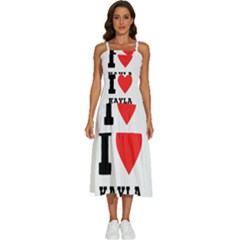 I Love Kayla Sleeveless Shoulder Straps Boho Dress by ilovewhateva