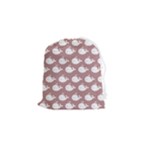 Cute Whale Illustration Pattern Drawstring Pouch (Small)