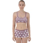 Cute Whale Illustration Pattern Perfect Fit Gym Set