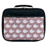 Cute Whale Illustration Pattern Lunch Bag