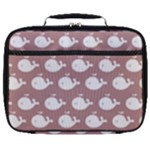 Cute Whale Illustration Pattern Full Print Lunch Bag
