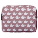 Cute Whale Illustration Pattern Make Up Pouch (Large)
