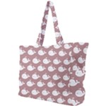 Cute Whale Illustration Pattern Simple Shoulder Bag