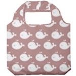 Cute Whale Illustration Pattern Foldable Grocery Recycle Bag