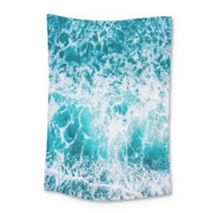 Tropical Blue Ocean Wave Small Tapestry by Jack14