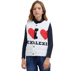 I Love Alexis Kid s Short Button Up Puffer Vest	 by ilovewhateva