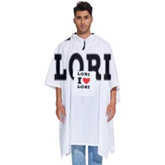 I Love Lori Men s Hooded Rain Ponchos by ilovewhateva