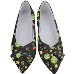 Watermelon Berry Patterns Pattern Women s Bow Heels by Jancukart