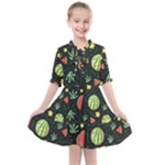 Watermelon Berry Patterns Pattern Kids  All Frills Chiffon Dress