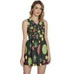 Watermelon Berry Patterns Pattern Sleeveless High Waist Mini Dress
