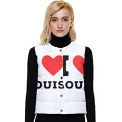 I Love Louis Women s Short Button Up Puffer Vest by ilovewhateva
