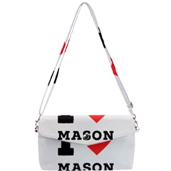 I Love Mason Removable Strap Clutch Bag by ilovewhateva