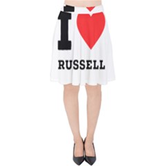 I Love Russell Velvet High Waist Skirt by ilovewhateva