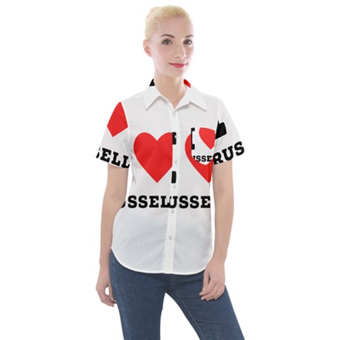 I Love Russell Women s Short Sleeve Pocket Shirt by ilovewhateva