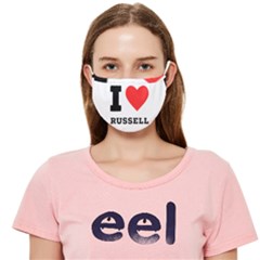 I Love Russell Cloth Face Mask (adult) by ilovewhateva